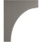 Ekena Millwork 5 1/4"W x 10"D x 12"H Clarksville Wood Vintage Decor Bracket, Reclaimed Grey BKTWD05X10X12CVGY - alternate 3
